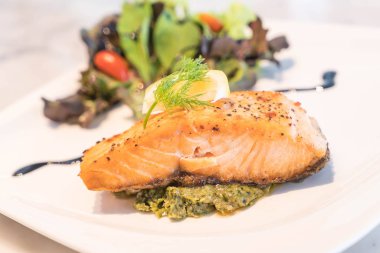 Somon biftek ızgara 