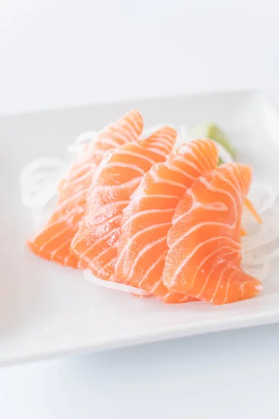 Salmon raw sashimi — Stock Photo, Image