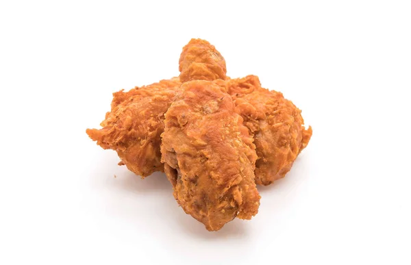 Fried chicken on white background — Stock Photo, Image