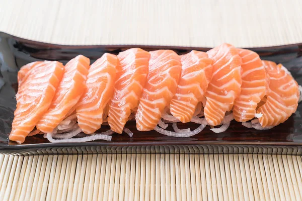 Salmon raw sashimi — Stock Photo, Image