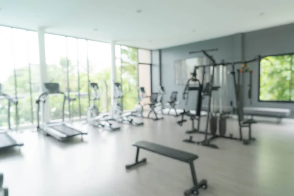 Abstract blur fitness gym and equipment — Stock Photo, Image