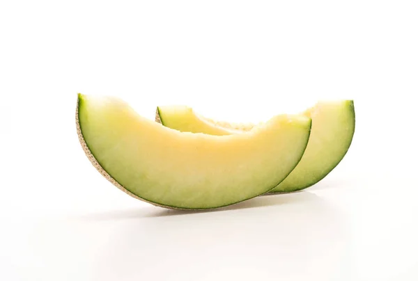Melón melón sobre fondo blanco —  Fotos de Stock