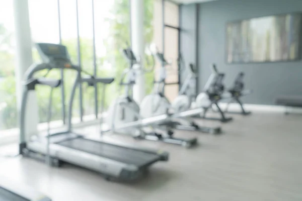 Resumen desenfoque gimnasio y equipo de fitness —  Fotos de Stock