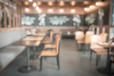 Kahve dükkanında soyut bulanıklık