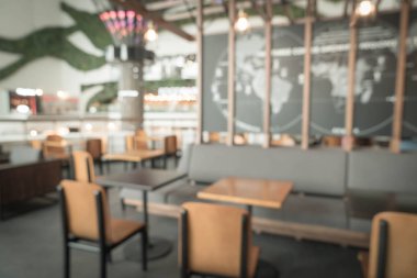 Kahve dükkanında soyut bulanıklık