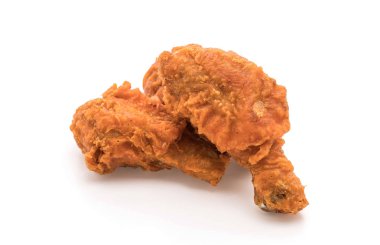 beyaz üzerine kızarmış tavuk