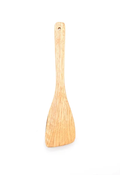 Деревянная лопата из сковороды — стоковое фото