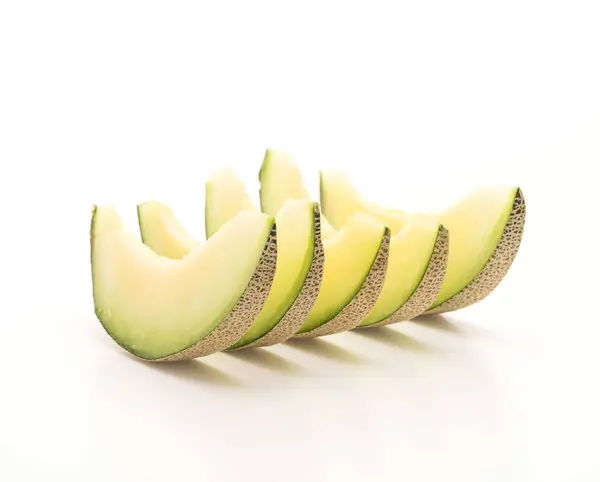 Cantaloupe melon on white background — Stock Photo, Image