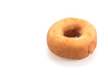 beyaz arkaplanda donut