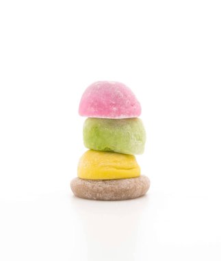 tatlı mochi üzerinde beyaz