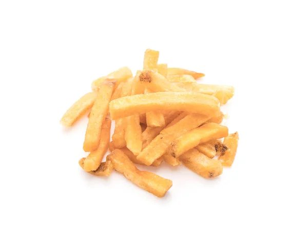 Pommes frites på vit bakgrund — Stockfoto