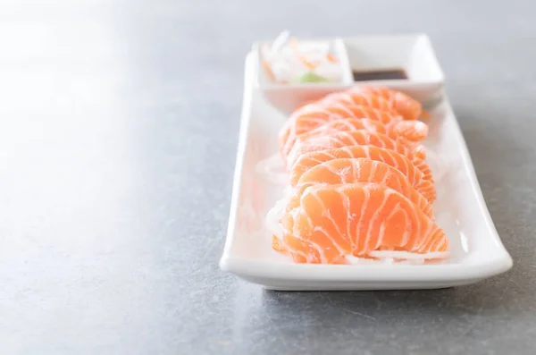 Salmon raw sashimi — Stock Photo, Image