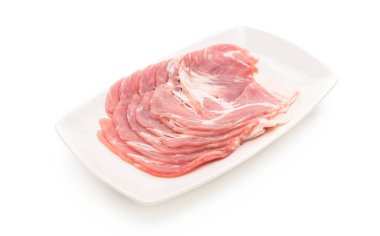 taze domuz dilimlenmiş 