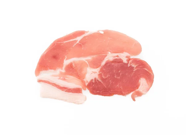 Carne di maiale fresca affettata — Foto Stock