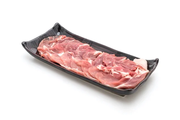 Tranches de porc fraîches — Photo