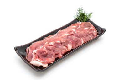 taze domuz soslu dilimlenmiş