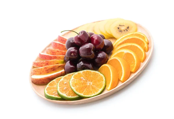 Mixed sliced fruit — Stock Photo, Image