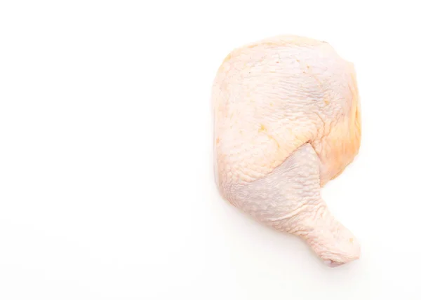 Hühnerschenkel auf weißem Hintergrund — Stockfoto