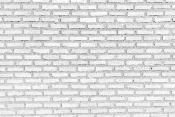 Abstract weathered texture white brick wall background