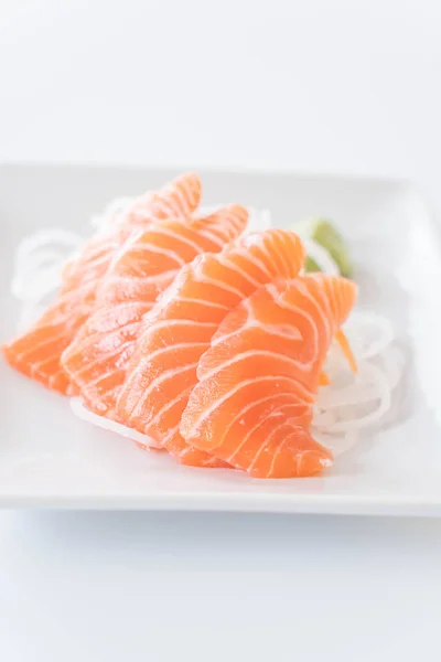 Salmon raw sashimi — Stock Photo, Image