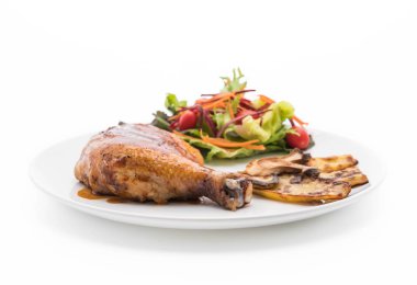 Izgaralar biftek teriyaki soslu tavuk