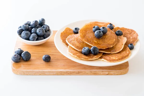 Pfannkuchen mit Blaubeeren — Stockfoto