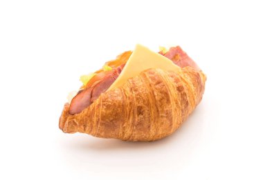 croissant sandwich ham