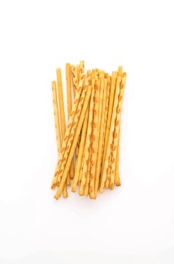 beyaz zemin üzerine bisküvi sopa