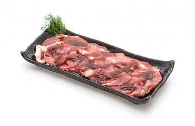 taze domuz soslu dilimlenmiş