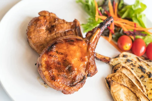 Pork chop steak — Stock Photo, Image