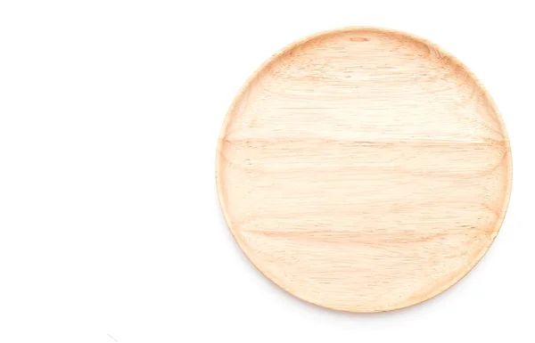 Placa de madera sobre blanco — Foto de Stock