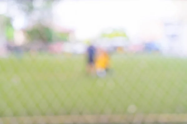 Abstract blurred soccer field — Stock Photo, Image