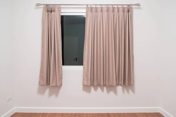 empty room with  curtains