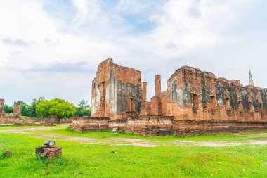 Güzel eski mimari tarihi Ayutthaya Tayland