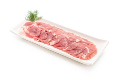 taze domuz dilimlenmiş 