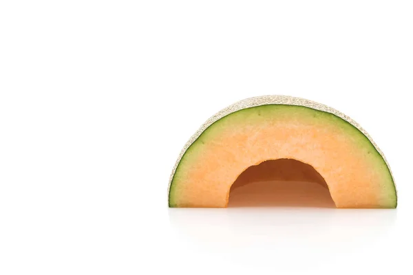 Melon Cantaloup sur blanc — Photo