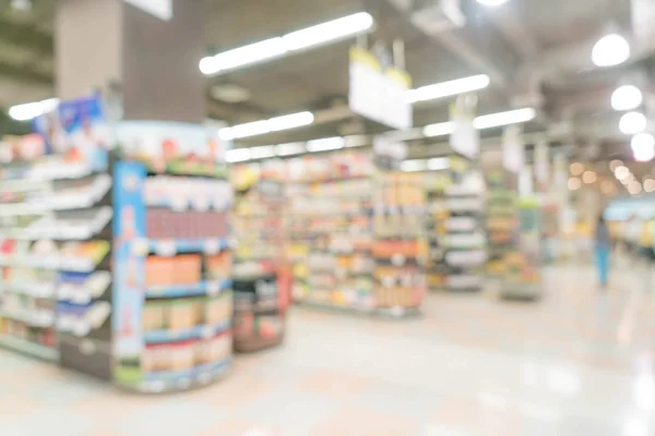 Borrão abstrato no supermercado — Fotografia de Stock