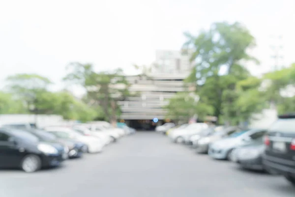 Abstracto vagón de estacionamiento borroso — Foto de Stock