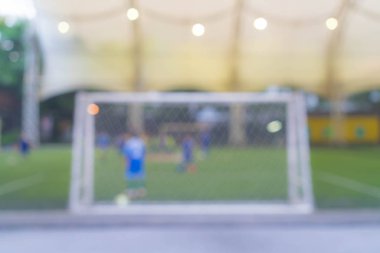 Soyut bulanık futbol sahası