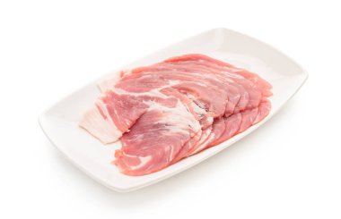 taze domuz dilimlenmiş 