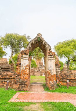 Güzel eski mimari tarihi Ayutthaya Tayland