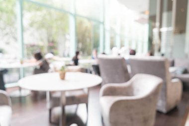 Soyut bulanıklık kahve dükkanı 