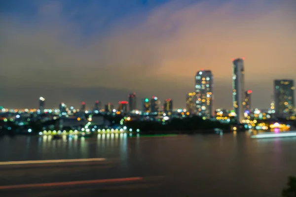 Abstract blur bangkok city in Thailand — Stock Photo, Image