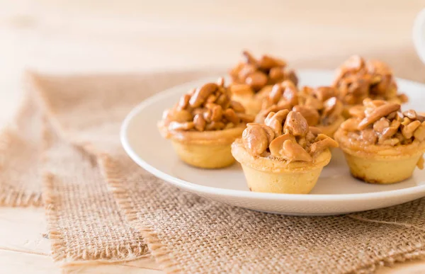 Toffee Cupcake mit Kaffee — Stockfoto