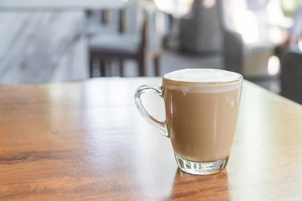 Heiße Latte-Kaffeetasse — Stockfoto