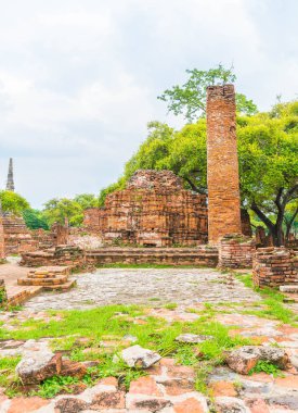 Güzel eski mimari tarihi Ayutthaya Tayland