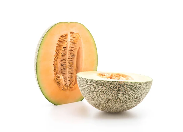 Melón melón sobre blanco — Foto de Stock