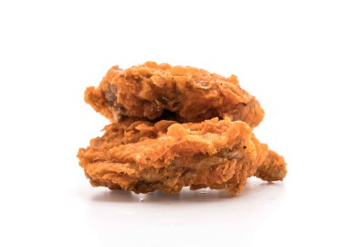 beyaz üzerine kızarmış tavuk