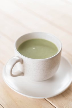 hot matcha latte