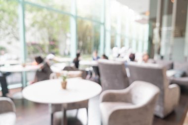 Soyut bulanıklık kahve dükkanı 